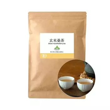 Wakuwakuen Органический коричневый рисовый чай из шелковицы Чайные пакетики Домашний коричневый рисовый чай из листьев шелковицы Чай из шелковицы Диетический чай с кофеином Здоровый подарок с низким содержанием сахара