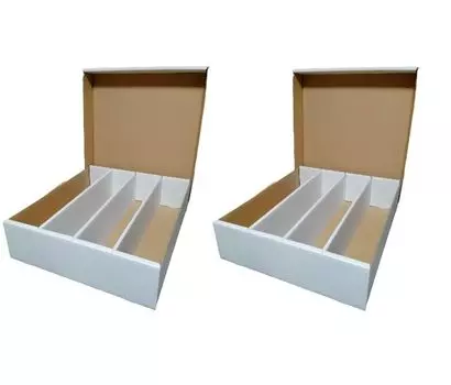 Wakuwan Storage Box Trading Card Case store approximately 3200 trading with divider plate (Can cards, [2 pieces])