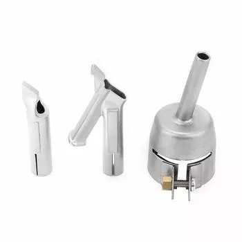Walfront Hot Air Gun Welding Nozzle Vinyl for PVC Plastic Hot Air Gun 3pcs 5mm Speed Welding Nozzle Tips PVC Welding Nozzle Hot Air Gun Welding Nozzle