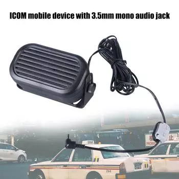 Портативный динамик-микрофон Walkie Talkie, разъем 3,5 мм для двухсторонней радиосвязи IC-2820H IC-F7000 IC-F8100 IC-F9510