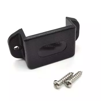 Walkie Talkie Microphone Holder Two-Way Radio Firm For Boat Mounting For Car/Truck Screw Bracke M5R9 black-1pcs