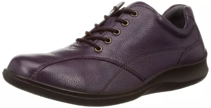 Walking Genuine with Easy to 3E ASC Dark cm [Achilles Sorbo] Women s Shoes, Leather, Water-Repellent Leather, Zipper, Walk, 5330, Purple, 22.0 темно-фиолетового