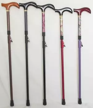 Walking on ice pick ice walking safe ice retractable pin ice pick floral image from the M snow, storage, built-in pick, cane, one-touch stick,