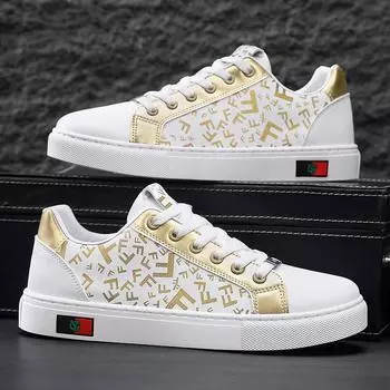 Walking Shoes Men Flat Comfortable Leather Casual High Quality Trendy Skate Shoes Lace-up Original Sneakers Man 42