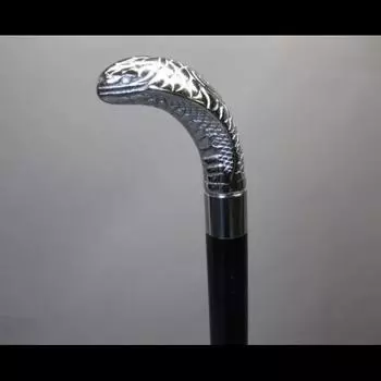 Walking Stick Designer Handle Wooden Cane Chrome Handle Walking Stick CANE