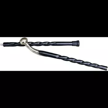 Walking Stick - Twisted Spiral Wooden Stick 8 Long Handle Handcrafted Cane
