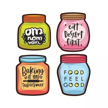 Wall Art Wooden Kitchen Home Decor Items Pack of 4