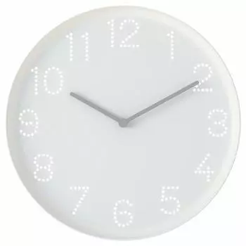 Wall clock 25 cm White IKEA/IKEA TROMMA/TROMA (105.570.79)