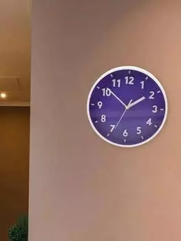 Wall Clock Battery Powered Wall ClockSimple Travel Time Accurate No Punching Digital Wall Clock for Children s Study Bedroom