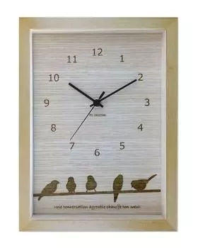 Wall Clock DECLOCK interior Natural Bird K-ART.JAPAN DC-1503