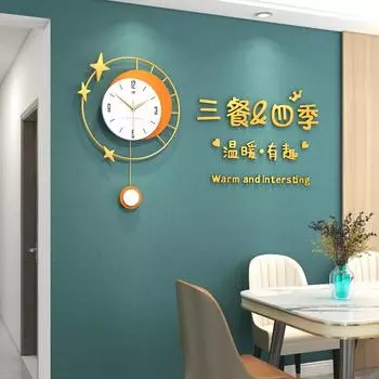 Настенные часы для гостиной, модные, современные, простые, для украшения дома, часы, искусство, свет, роскошь, креатив, ресторан, настенные часы
