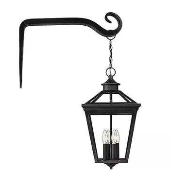Wall Hanging Basket Iron Flower Pot Plant Support Hanger Hook Indoor Outdoor Home Garden Hanging Lantern Decoration