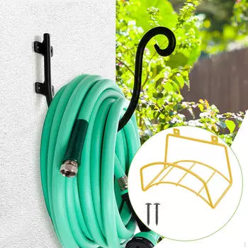Wall Mount Garden Hose Holder Organizer Heavy Duty Multifunction, Water Hoses Hanger, Storage