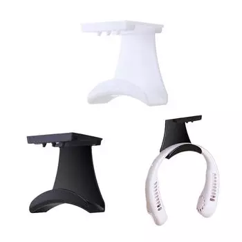 Wall-Mounted Headphone Stand, Desktop Headphone Hanger [Super Strong Adhesive, Drop Prevention, Storage, Adhesive Hook, Under-Desk Mounting, No