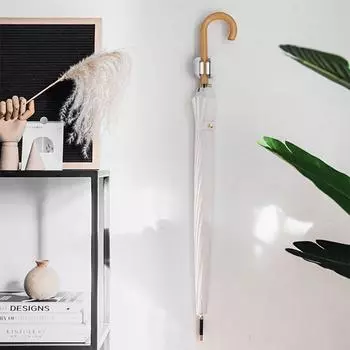 Wall Mounted Mop Holders Multi-Purpose Self-adhesive Hook Non Slip Brush Broom Hanger Racks Kitchen Bathroom Storage Accessories белый