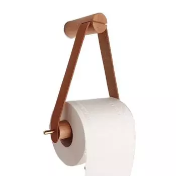 Wall Mounted Paper Towel Holders Rack Wooden Toilet Paper Holder Simple Paper Roll Holder Bathroom