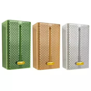Wall Mounted Paper Towel Storage Box Tissue Organizer Rack Accessory for Bedroom Bathroom Dormitory Wall белый