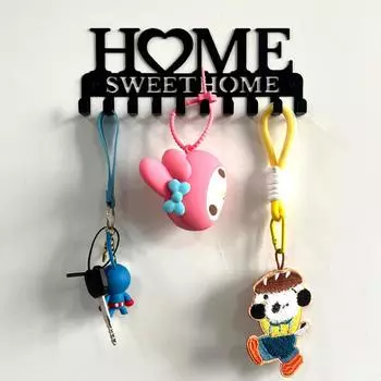 Wall Mounted Sweet Home Decorative Key Holder, Key Wall Hook, Creative Key Holder For Front Door