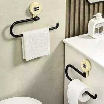 Wall-Mounted Towel Roll Dispenser Space Saving Paper Towel Rack Paper Roll Towel Holder Kitchen Toilet Paper Holder
