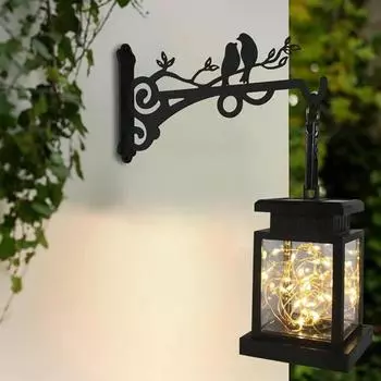 Wall Plant Hanger Metal Coated Wall-mounted Hook Rust-Proof Indoor Outdoor Bracket for Hanging Plants Wind Chime Lantern Bird Feeder Cock