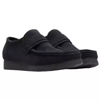 Wallabee Loafer Crepe Sole Стандартные туфли замшевые черные WALLABEE LOAFER 26172503 [Clarks] Мужские черные_замшевые UK9(27,0 см)