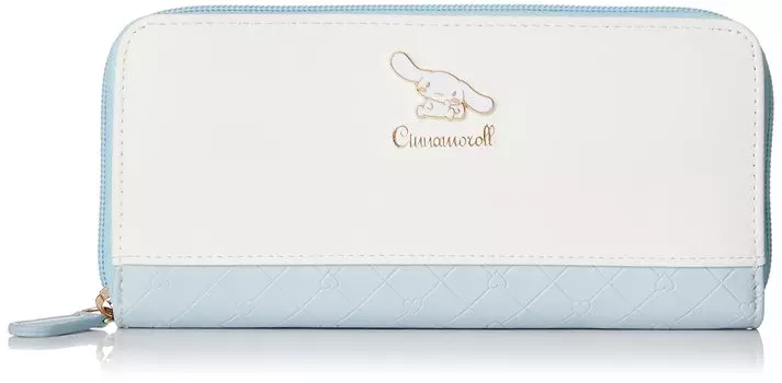 Wallet Cinnamoroll Long Wallet Round Zipper Sanrio CN7 White [Aldi] Women s CN7-11WH