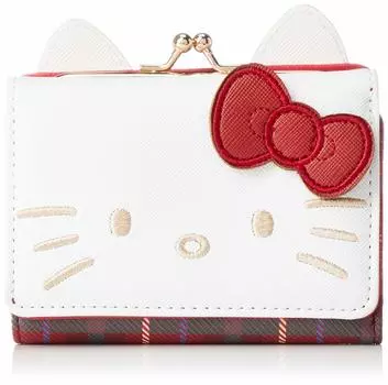Wallet Clasp Sanrio Kitty [Aldi] Women s Tri-Fold