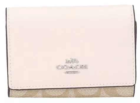 кошелек CM761 SIGHA [Coach] тройной [предмет] бежевый