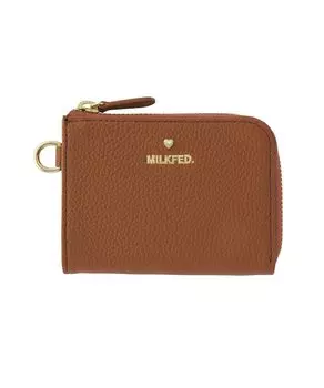 wallet L SHAPED LEATHER WALLET BROWN [Milkfed] Tri-fold