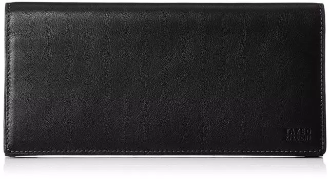 Wallet Long Wallet Bifold Made in Japan Oil Nume Black [Takeokikuchi] Men s