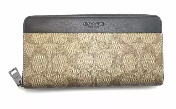 Wallet Signature Long Wallet F58112QBTN2 [Coach] (Long Wallet) Men s [Outlet Product] [Product]