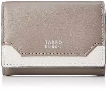 wallet TKW4080120 Taupe [Takeokikuchi] Tri-fold