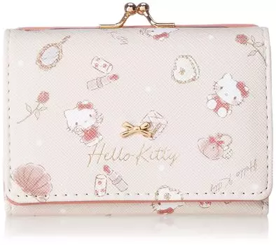 Wallet Trifold Gamaguchi Sanrio Ladies Hello Kitty [Aldi]