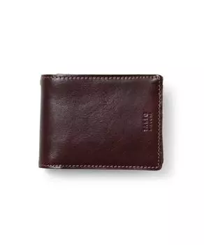 Wallet with inner bella Area 266616 Chocolate [Takeokikuchi] Men s