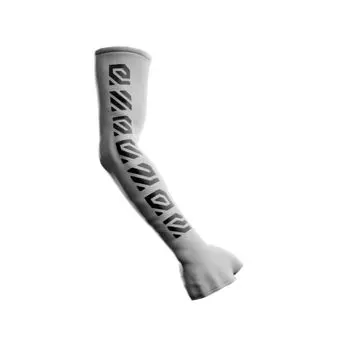 Wallhack Gaming Column Arm Sleeve with Hand Support Gaming Setup Accessories Protective Arm Sleeve Compression Gamer Sleeve for Arm Cover White