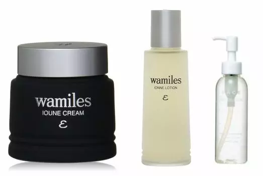 Wamiles Basic Line Ionu Cream Lotion Skin Emulsion 150ml Set Product 53g/Ionu 100ml/Face