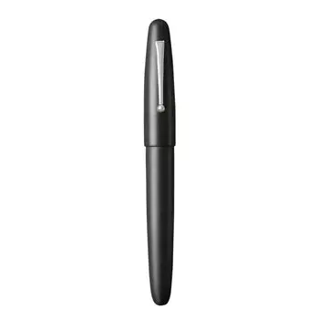 WANCHER Dream Fountain Pen DREAM PEN Makoto Ebonite Matte Black mattblack matt black Cigar shape fountain pen clip F fine (with (chrome plated) point)
