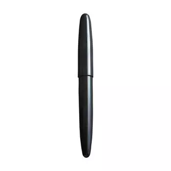 WANCHER Ручка мечты Неподвластная времени РУЧКА МЕЧТЫ Шелковисто-черная Короткая Мини Шелковисто-черная Сигарообразная Перьевая ручка Перьевая Средняя Jr. [Ванчер Пен] (Перо M) чёрный