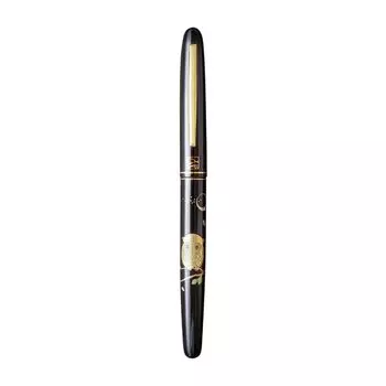 WANCHER Kuretake Modern Makie Owl Fountain Pen WANCHER Limited Edition Fountain [Wancher Pen] (M Medium, Black)