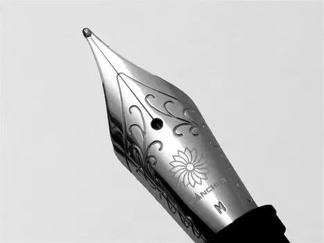 WANCHER Replacement Nib Jowo Nib Frosty Silver WANCHER Fountain Pen Made by Germany Jowo For Fountain Pens #6 (M Medium)