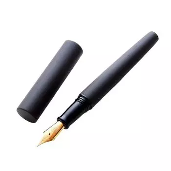 WANCHER World Tree Fountain Ebony Ebony Wooden Shaft Fountain Pen Carefully Selected from Precious Woods from Around the World Fountain Fine Point