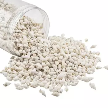 WANDIC Мини Натуральный Упаковка 250 г Белые Спиральные Ракушечные Бусины Пляжные Ракушки Аквариум Ваза Наполнитель Ремесло Украшения Дома Эпоксидная Идея Ракушки,