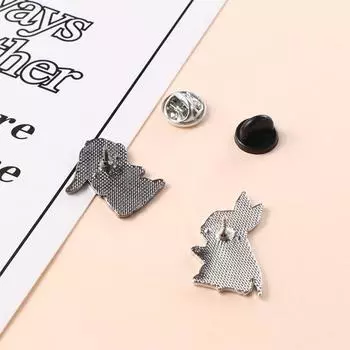 WangJi булавка для лацкана аксессуары Чэнь Цин Лин ювелирный значок эмалированная брошь Мо Дао Чжу Ши броши булавка белый