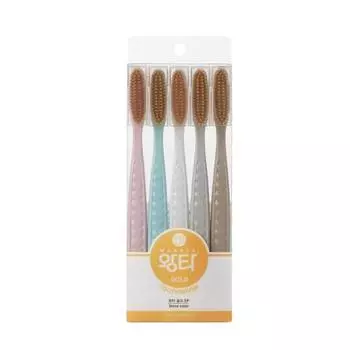 Wangta (Gold) Gold Toothbrush 5 Pieces