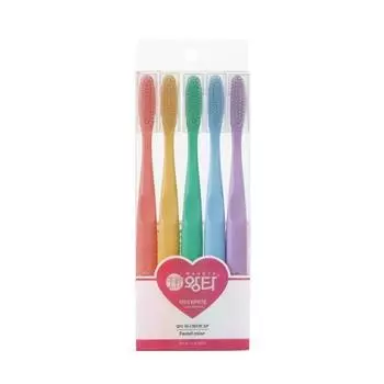 Wangta Mini White Toothbrush 5 Pieces