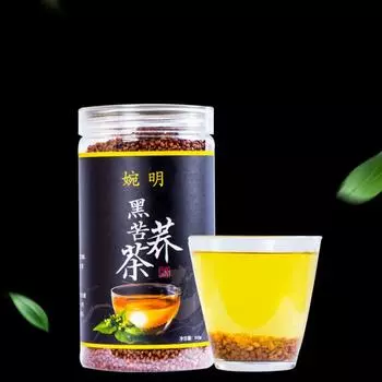 Черный гречишный чай Wanming Longzhu в банках, китайская травяная медицина, 17,6 унций