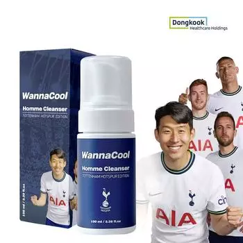 Wanna Cool Tottenham мужское очищающее средство, удаление запаха пота, очищающее средство для анальной области, не вызывающее раздражения, уход за паховой зоной M, 1 шт., 100 мл