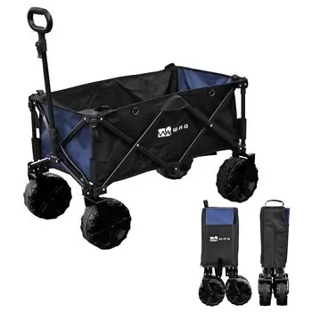 WAQ Carry Wagon Отдельно стоящая тележка для хранения Компактная грузоподъемность 150 кг Тип конвергенции 106 л Большая вместимость Складная тележка для переноски на открытом воздухе Кемпинговая тележка