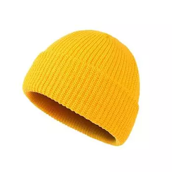 Теплая и повседневная зимняя вязаная шапка Beanies Skullies для пары теплая толстая шапка-тюбетейка для женщин E1R8 Blue-One size