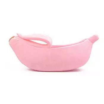 Warm Basket Kennel Pet Winter Supplies Cave Mat Pet Sleeping Bag Cat Cushion Banana Cat Bed Dog Bed S